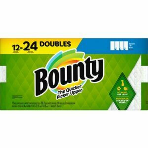 Bounty Towel, Paper, Dbl, Sas, 12Rl, Wh PGC06130